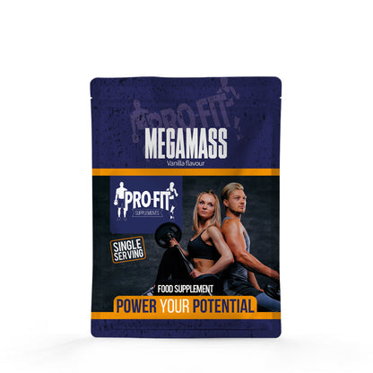 megamass powder single serving sachet